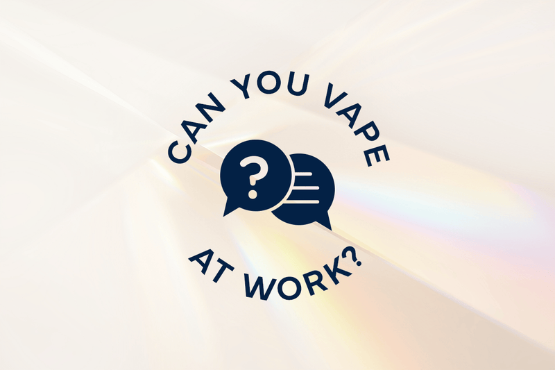 Is vaping allowed in the workplace?