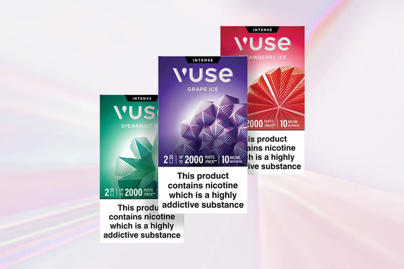 Vuse extra intense flavour disposable pods