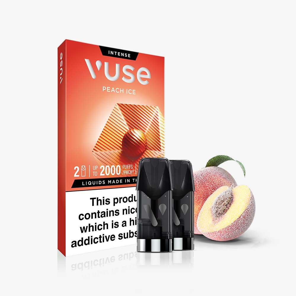 Peach Ice Vuse Extra Intense Flavour Pods