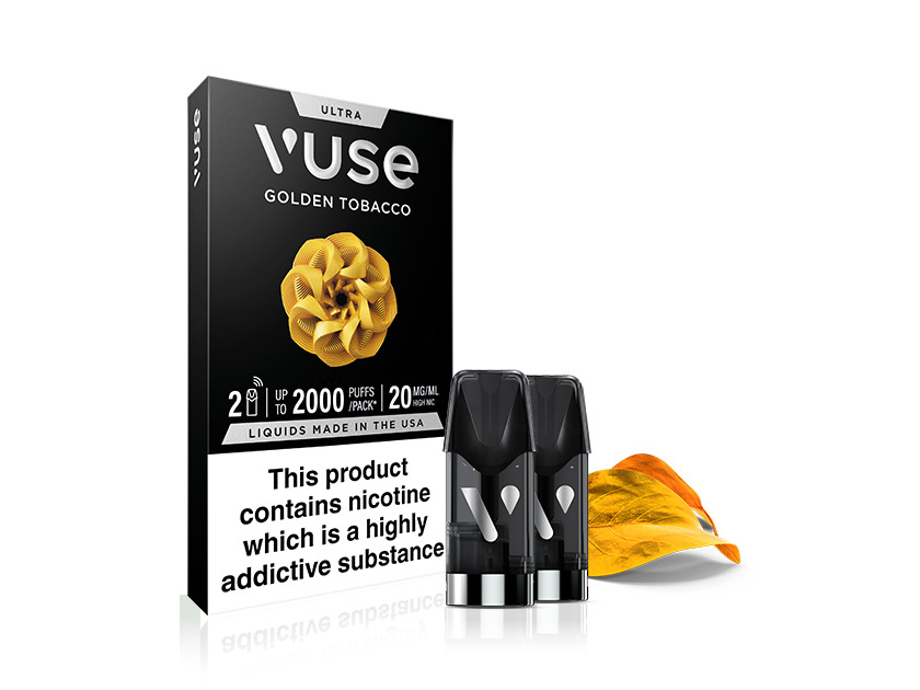 Vuse Pods Golden Tobacco 1.8 Vuse Golden Tobacco Smart Pods Vuse Pods Golden Tobacco 1.8 Vuse Golden Tobacco Smart Pods
