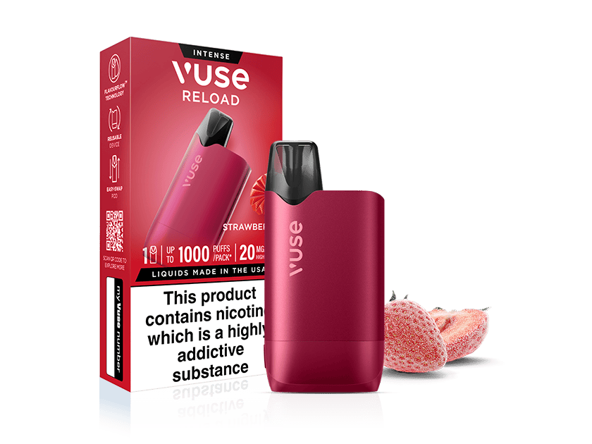 Vuse Reload Box Strawberry Ice | Pre-filled Pod Vape Kits | Vuse UK Vuse Reload Box Strawberry Ice | Pre-filled Pod Vape Kits | Vuse UK