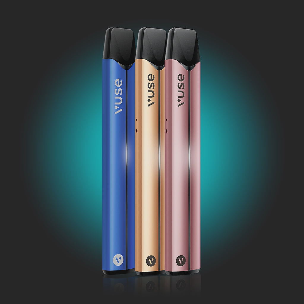 Vuse Pro devices in different colours